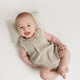 Enterizo Bebo Con Ribete Offwhite Combinación