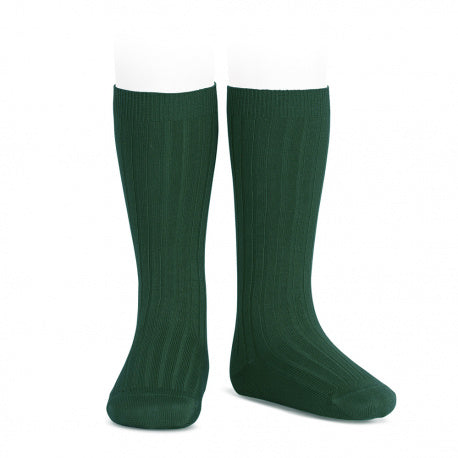 Calcetines Altos Basicos Canale Verde Botella